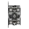 Picture of Single contact block, Harmony XAC, spring return, 2 speed, spring return, front mounting, 2NO