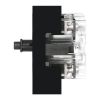 Picture of Single contact block, Harmony XAC, spring return, 2 speed, spring return, front mounting, 2NO