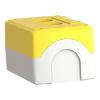 Picture of Harmony XALD XALK, Empty control station, plastic, yellow, 1 cut-out, unmarked, UL/CSA certified