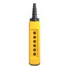 Picture of Empty pendant control station, Harmony XAC, plastic, yellow, 6 cut outs