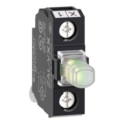 Picture of Light block, Harmony XALD, XALK, for head 22mm, universal LED, mounting in back of enclosure, 24V AC DC