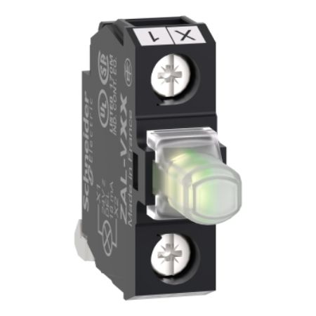 Picture of Light block, Harmony XALD, XALK, for head 22mm, universal LED, mounting in back of enclosure, 24V AC DC