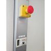 Picture of Control station, Harmony XALD, XALK, plastic, yellow lid, 1 Estop push button 40mm, turn to release, illum ring white red fixed, 1NO 2NC, 24V AC DC