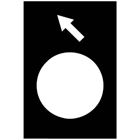 Picture of Marked legend, Harmony XAC, legend, 30x40mm, black, reverse, slow