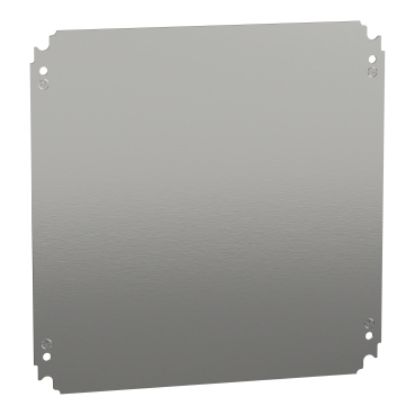 Picture of Plain mounting plate H400xW400mm made of galvanised sheet steel