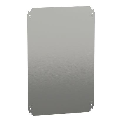 Picture of Plain mounting plate H600xW400mm made of galvanised sheet steel