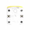 Picture of Empty enclosure, Harmony XALK, XALD, plastic, yellow lid, for illuminated emergency stop push button 22mm, 1 cut out