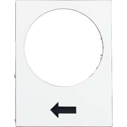 Picture of Marked legend, Harmony XAC, legend, 30x40mm, white, raise or right, slow