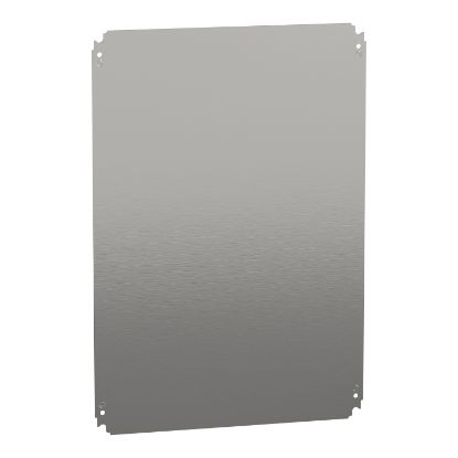 Picture of Plain mounting plate H700xW500mm made of galvanised sheet steel