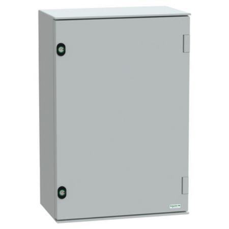Picture of Thalassa, Wall mounted polyester enclosure, Thalassa PLM, plain door, 647x436x250mm, IP66, IK10, RAL 7035