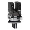 Picture of Selector switch flush mounted, Harmony XB4, metal, black, 30mm, 3 positions, stay put, 2NO