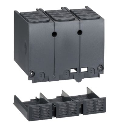 Picture of Terminal shield, ComPacT NSX100/160/250 DC, 3P, upstream/downstream, series connection of poles