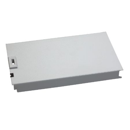Picture of Plain metallic front plate, 22 modules, RAL 7035, H150xW500mm