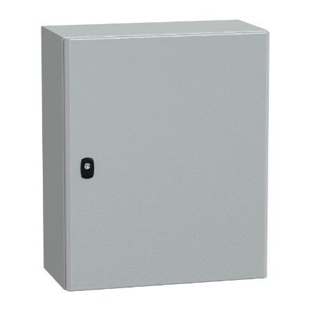 Picture of Spacial, Wall mounted steel enclosure, Spacial S3D, plain door, with mounting plate, 600x500x250mm, IP66, IK10