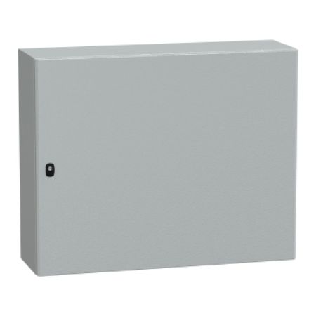 Picture of Spacial, Wall mounted steel enclosure, Spacial S3D, plain door, with mounting plate, 800x1000x300mm, IP66, IK10