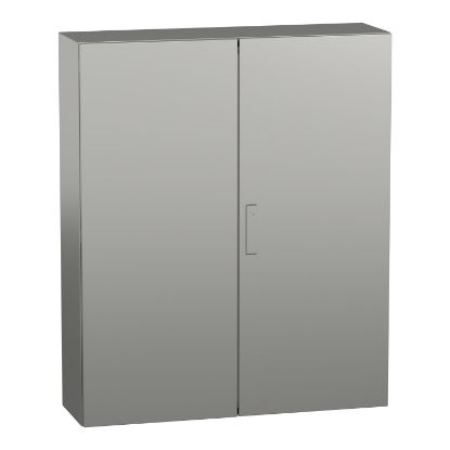 Picture of Spacial, Wall mounted enclosure, Spacial S3X, stainless steel 304L,double plain door, 1200x1000x300mm, IP55