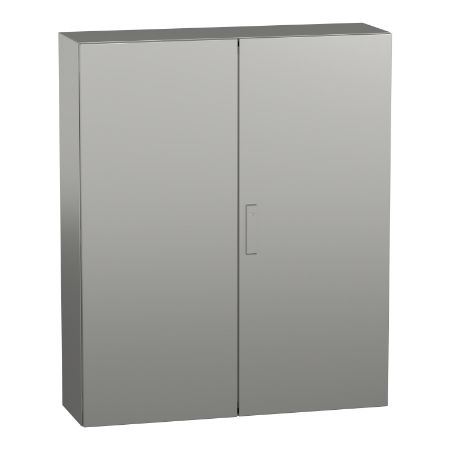 Picture of Spacial, Wall mounted enclosure, Spacial S3X, stainless steel 304L,double plain door, 1200x1000x300mm, IP55
