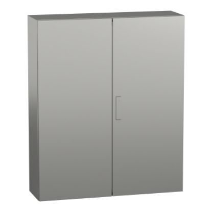 Picture of Spacial, Wall mounted enclosure, Spacial S3X, stainless steel 316L,double plain door, 1200x1000x300mm, IP55