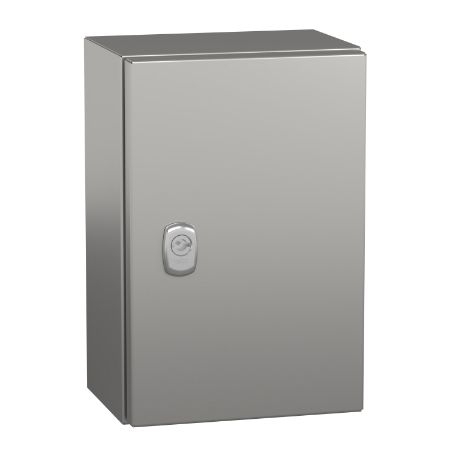 Picture of Spacial, Wall mounted enclosure, Spacial S3X, stainless steel 304L, plain door, 300x200x150mm, IP66