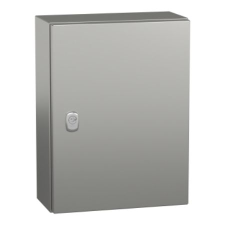 Picture of Spacial, Wall mounted enclosure, Spacial S3X, stainless steel 316L, plain door, 400x300x150mm, IP66