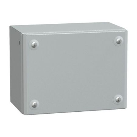 Picture of Metal industrial box plain door H150xW200xD120 IP66 IK10 RAL 7035