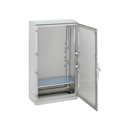 Picture of Set of 2 uprights for mount. hor.support plate or 19"chassis in PLAencl.H1000mm