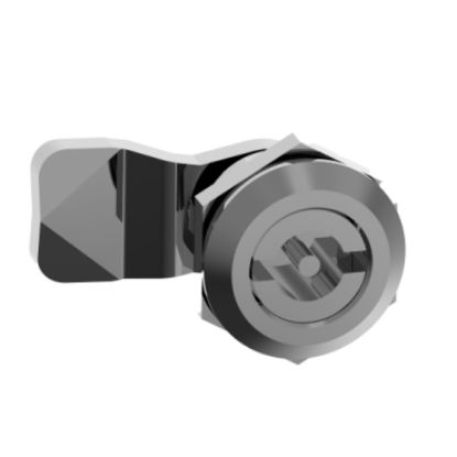 Picture of Replace. round lock, DB 3mm, for PanelSeT S3X enclosure, chrome-plated zamak