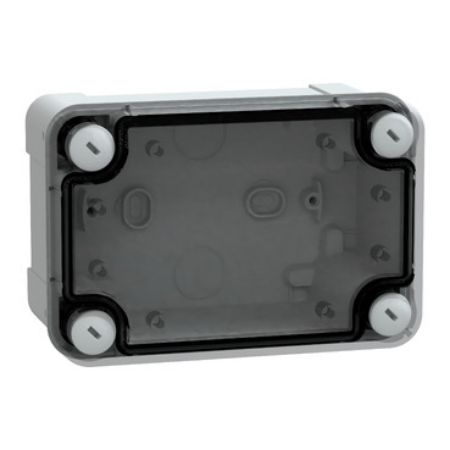 Picture of Thalassa, PC box IP66 IK08 RAL7035 Int.H125W80D65 Ext.H138W93D72 Transp.cover H20