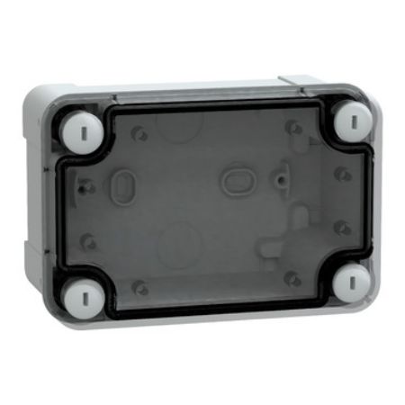 Picture of Thalassa, ABS box IP66 IK07 RAL7035 Int.H125W80D65 Ext.H138W93D72 Transp.cover H20