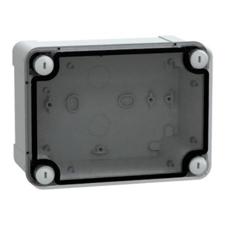 Picture of Thalassa, ABS box IP66 IK07 RAL7035 Int.H150W105D80 Ext.H164W121D87 Transp.cover H20
