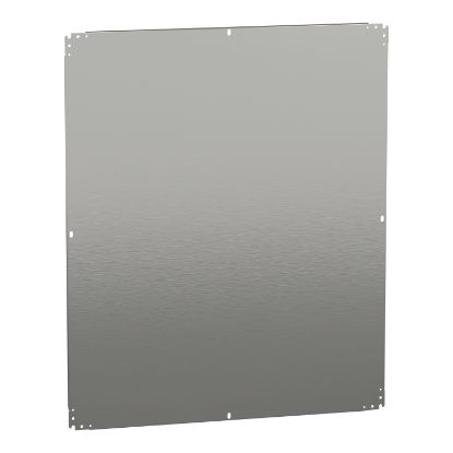 Picture of Plain mounting plate H1200xW1000mm Galvanised sheet steel Reversible dimension
