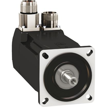 Picture of servo motor BMH, Lexium 32, 2.5Nm, 8000rpm, untapped shaft, without brake, IP54, 16 multiturn encoder, straight, 3 phases