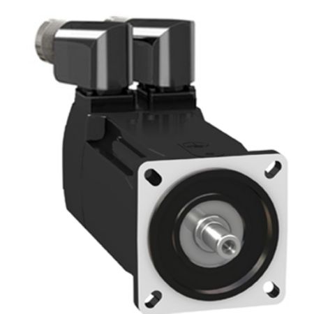 Picture of servo motor BMH, Lexium 32, 2.5Nm, 8000rpm, untapped shaft, without brake, IP65, IP67, 128 multiturn encoder