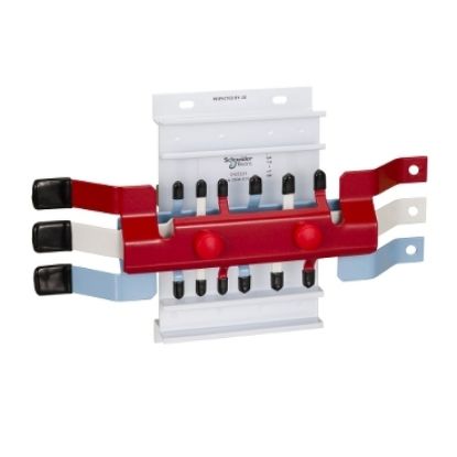 Picture of Acti9, MSC Chassis 3PH, 400A, Hybrid 18/27mm for MCB & RCBO 12 poles, Dual Feed