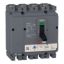 Picture of circuit breaker EasyPact CVS100B, 25kA at 415VAC, 100A TMD trip unit, 4P 3d