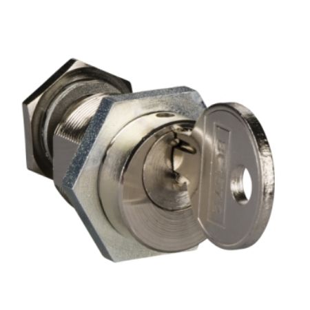 Picture of Keylock, MasterPact MTZ1/MTZ2/MTZ3 drawout, 1 Ronis keylock with 2 keys, no identified combination, spare part