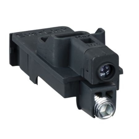 Picture of EverLink connector with control wire terminal, ComPacT NSXm, for 1 cable 2.5mmÂ² to 95mmÂ², 160A max, 3 parts