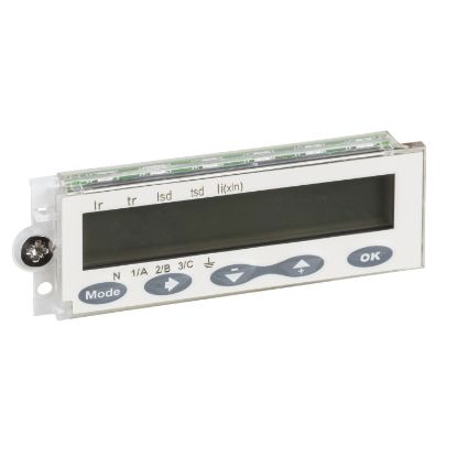 Picture of LCD display module for MicroLogic 6 E-M trip unit, ComPact NSX, 1 spare part