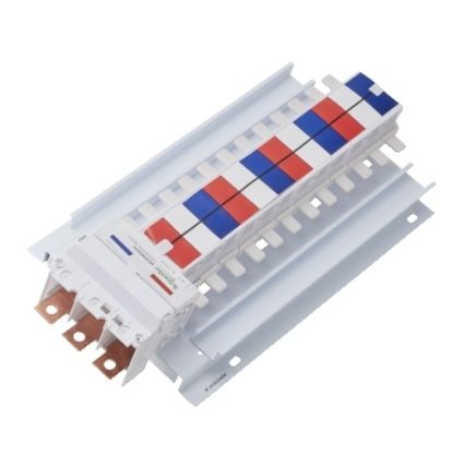 Picture of Acti9, SAU Chassis, Acti9, 250A, 3Ph, 24 poles, 27mm for C120 MCB, top or bottom