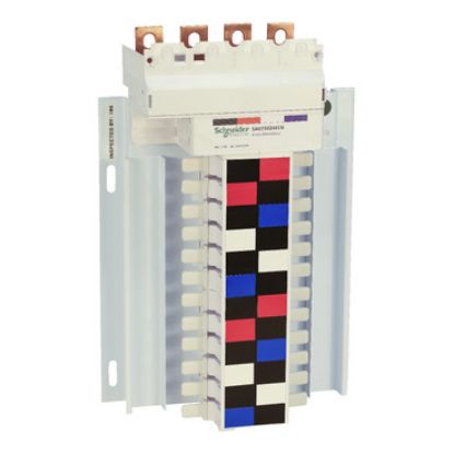 Picture of Acti9, SAU Chassis, Acti9, 250A, 3*(1Ph+N), 24 poles, 18mm for iC60 MCB and RCBO, top feed