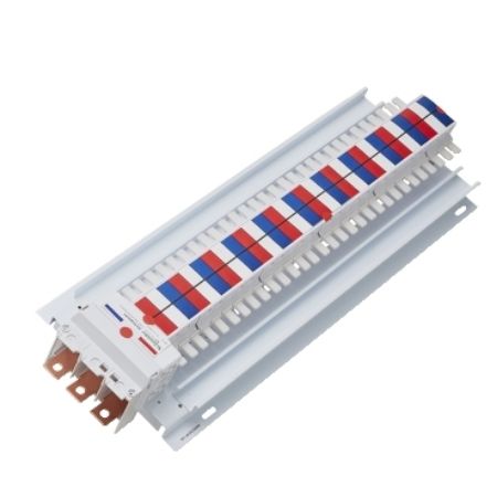 Picture of Acti9, SAU Chassis, Acti9, 250A, 3Ph, 60 poles, 18mm for iC60 MCB and RCBO, top or bottom