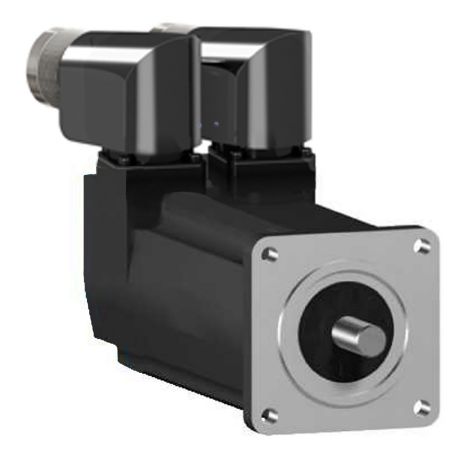 Picture of servo motor SH3 055 0,71Nm,nokey,multi,nobrake,90°conn.IP54/IP65,9k RPM