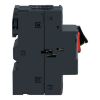 Picture of TeSys Deca, Motor circuit breaker, TeSys Deca, 3P, 4 to 6.3A, thermal magnetic, screw clamp terminals, button control