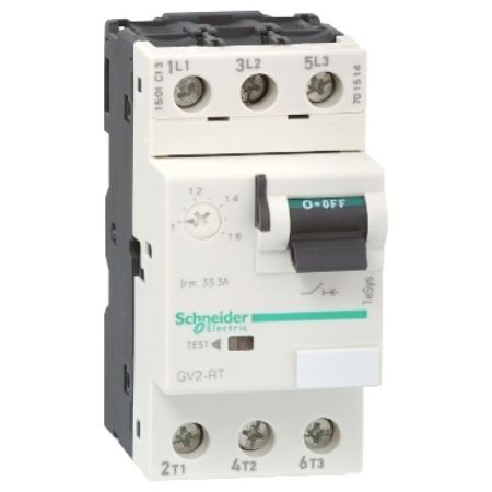 Picture of TeSys Deca, Motor circuit breaker,TeSys Deca,3P,6-10A,thermal magnetic,screw clamp terminals,toggle handle
