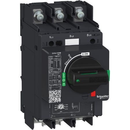 Picture of TeSys Deca, Motor circuit breaker, TeSys GV4, 3P, 12.5A, Icu 50kA, magnetic, lugs terminals