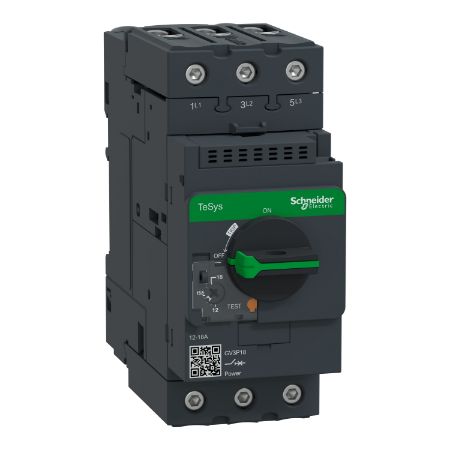 Picture of Motor circuit breaker,TeSys Deca frame 3,3P,12-18A,thermal magnetic,EverLink terminals