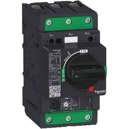 Picture of TeSys Deca, Motor circuit breaker, TeSys GV4, 3P, 25A, Icu 25kA, thermal magnetic, Everlink terminals