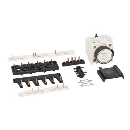 Picture of TeSys, Kit for star delta starter assembly of for 2 x contactors LC1D25-D38 and star LC1D09-D18, with timer block