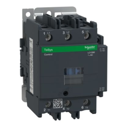 Picture of TeSys, Contactor, TeSys Deca, 3P(3NO), AC-3/AC-3e, 440V, 80A, 24V AC 50/60Hz coil