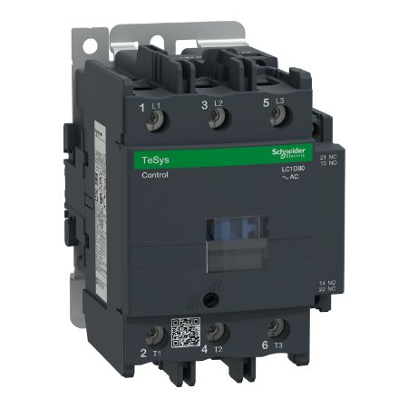 Picture of TeSys, Contactor, TeSys Deca, 3P(3NO), AC-3/AC-3e, <=440V, 80A, 120V AC 60Hz coil